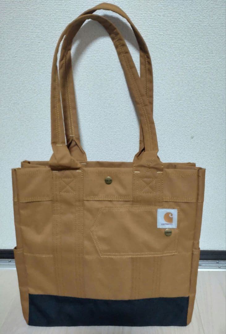 Q*B様 Carhartt トートバッグ ブラウン カーハート ツートンカラー