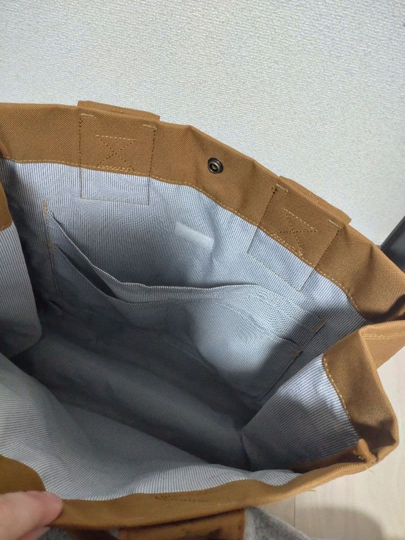 Q*B様 Carhartt トートバッグ ブラウン カーハート ツートンカラー