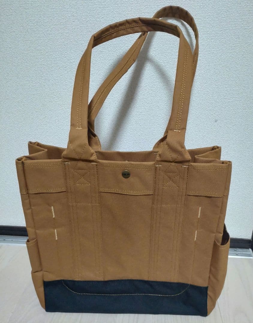 Q*B様 Carhartt トートバッグ ブラウン カーハート ツートンカラー