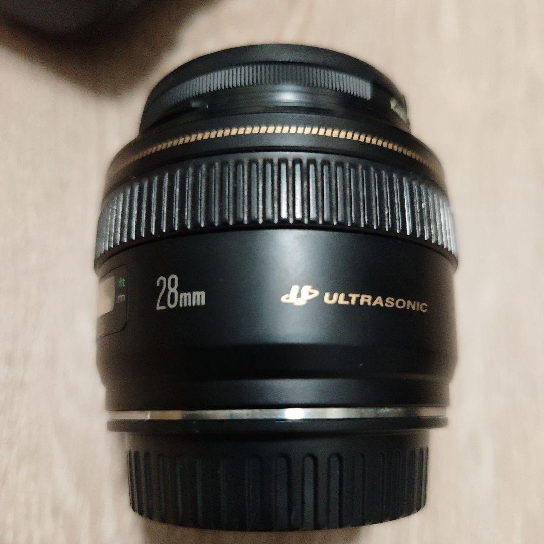 Canon EF28mm f1.8 USM ポーチ、プロテクター付属