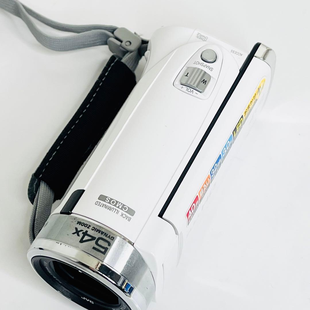 【美品】JVC Everio GZ-E265 ホワイトビデオカメラ