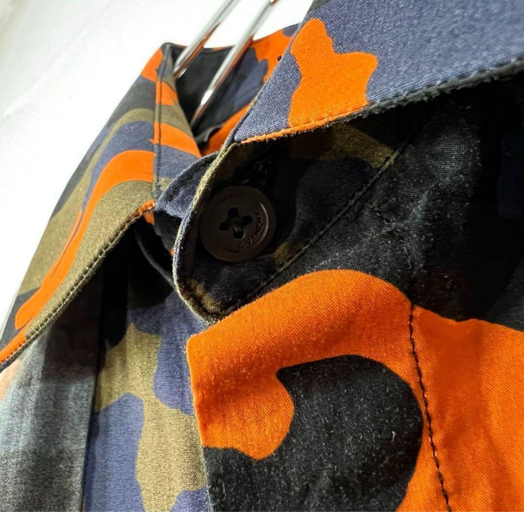 14ss GIVENCHY リカルドティッシ 期 迷彩 シャツ ミリタリー 38