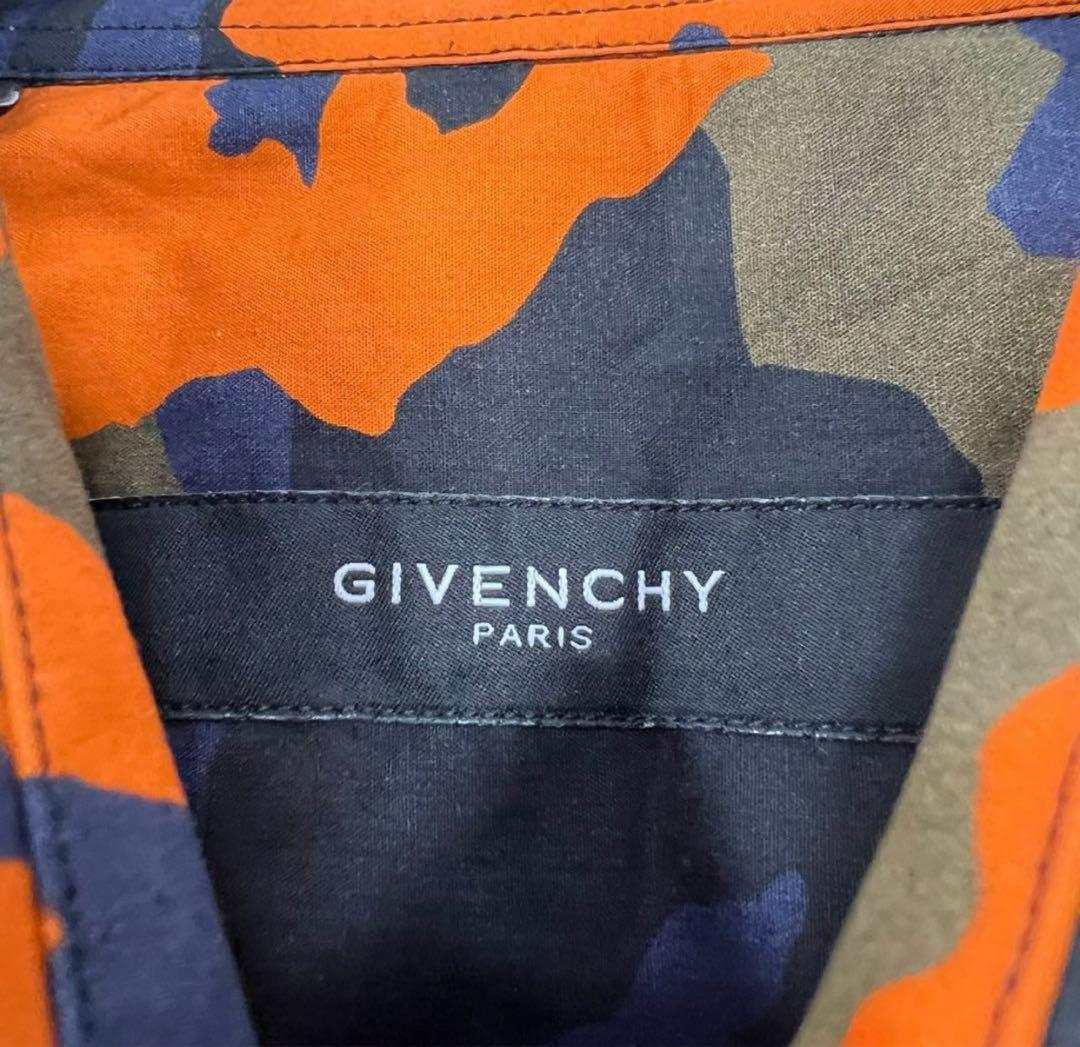 14ss GIVENCHY リカルドティッシ 期 迷彩 シャツ ミリタリー 38