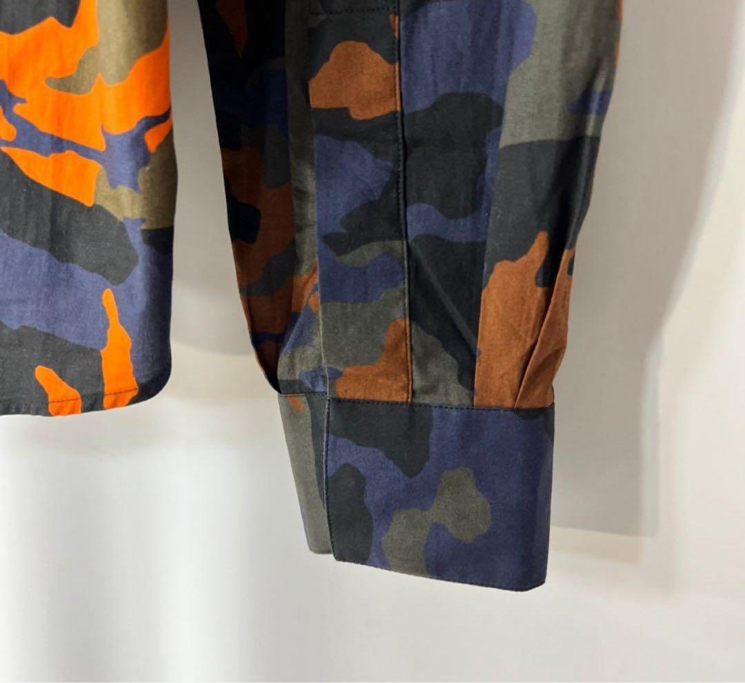 14ss GIVENCHY リカルドティッシ 期 迷彩 シャツ ミリタリー 38