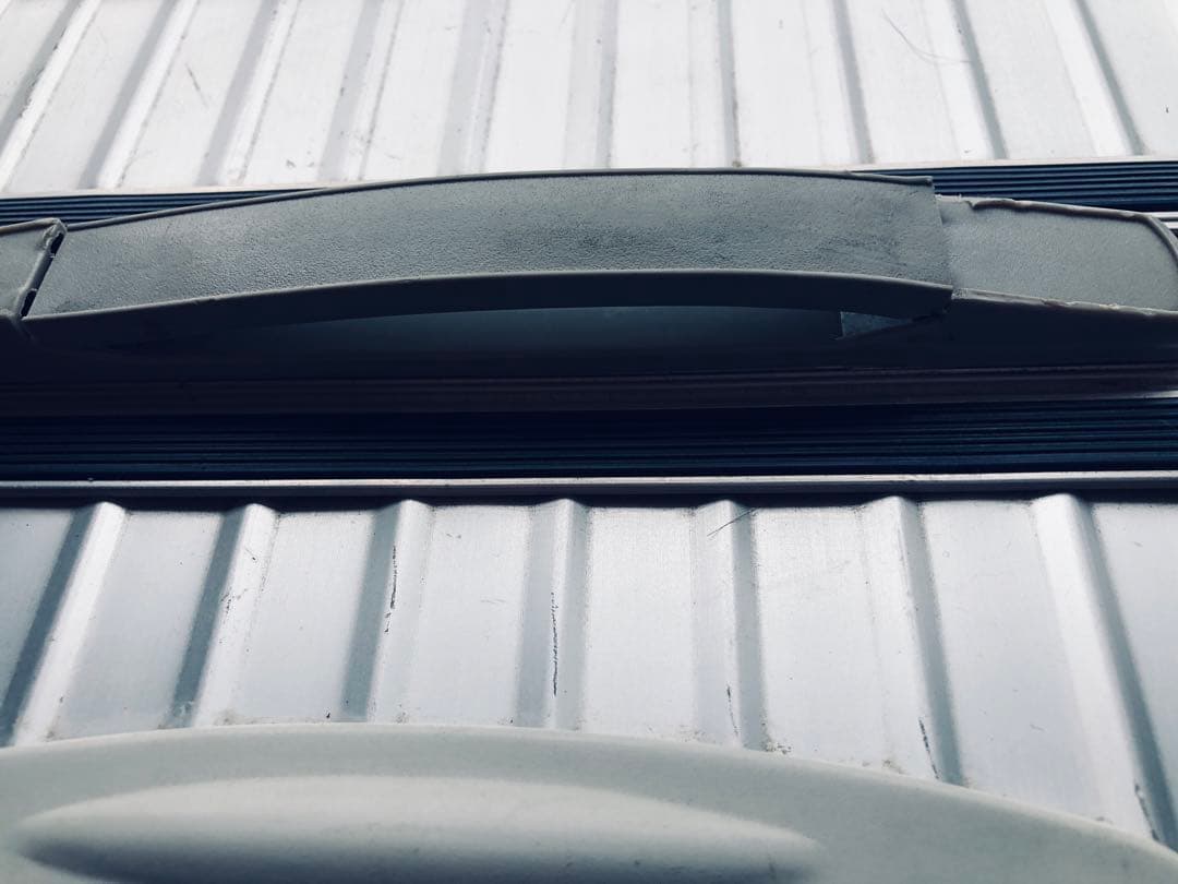 【値下げ】RIMOWAリモワ　シルバー スーツケース四輪キャリーケースビンテージ