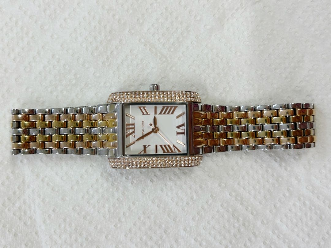 マイケルコースストーン付き腕時計　付属品付き