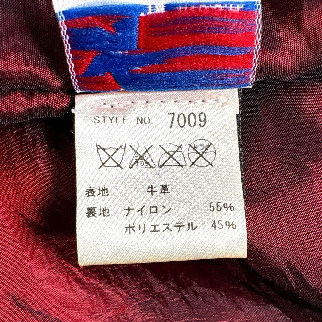 ✨美品・641XX✨ショット　シングル　ライダースジャケット　ブラック　7009