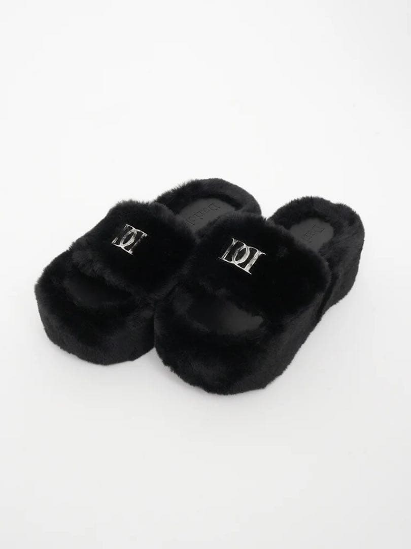 ♡ ダーリッチ Darich ♡ プラットフォームファーサンダル