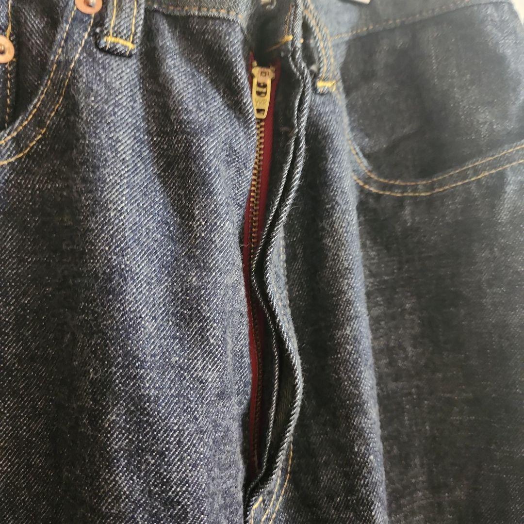 デニム&ダンガリー　ワイドデニムパンツ　01 150〜160 M〜L　インディゴ