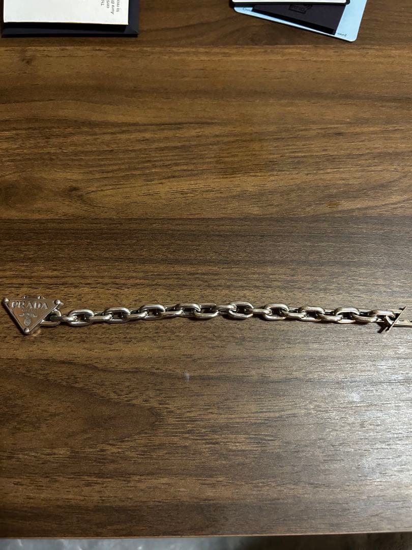 PRADA シルバーブレスレット Mサイズ