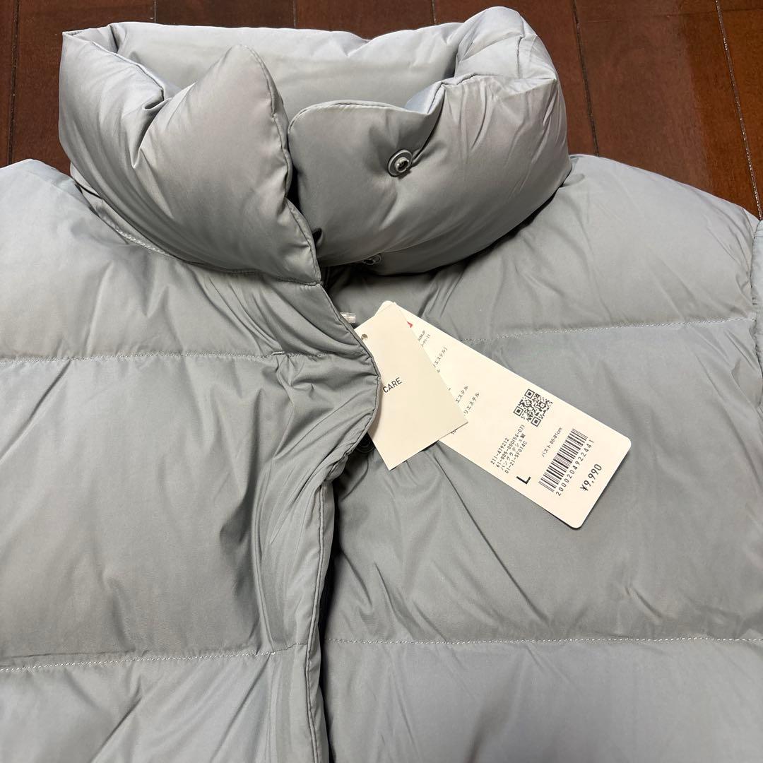 UNIQLO パウダーソフトダウンジャケット　BLUE Lサイズ