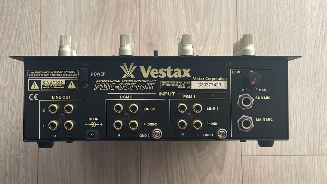 【音出確認済•純正アダプター付】VESTAX PMC-05Pro ll