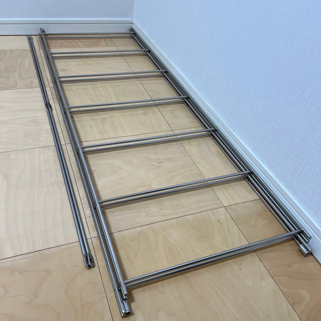 無印良品　ステンレスユニットシェルフ　オーク材棚セット　ワイド　中