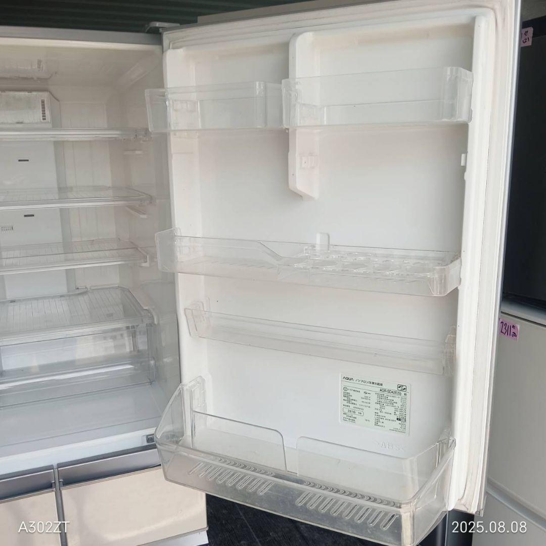 ♪2338設置まで対応 アクア　人気モデル　大型冷蔵庫　415L