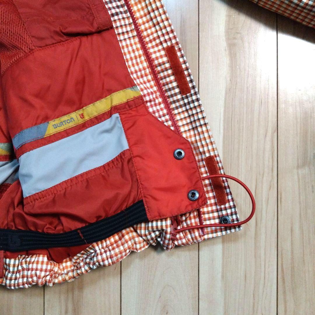 BURTON バートン スノーボードウェア(上) チェック柄 サイズＬ