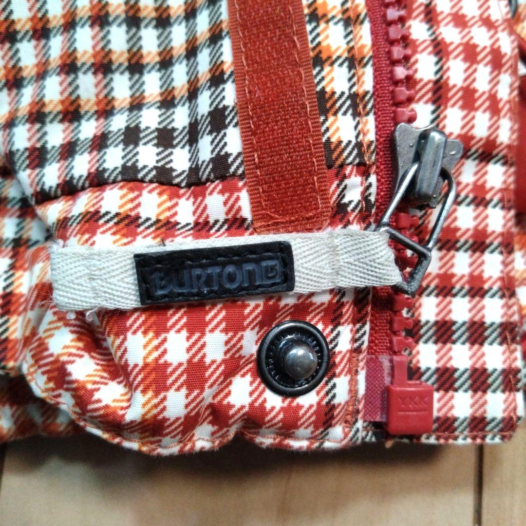 BURTON バートン スノーボードウェア(上) チェック柄 サイズＬ