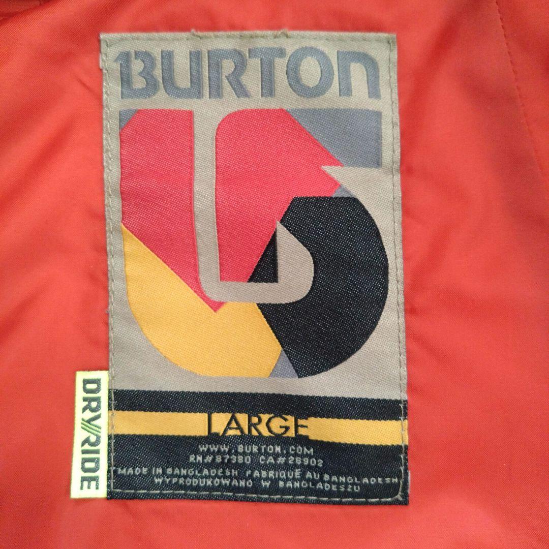 BURTON バートン スノーボードウェア(上) チェック柄 サイズＬ