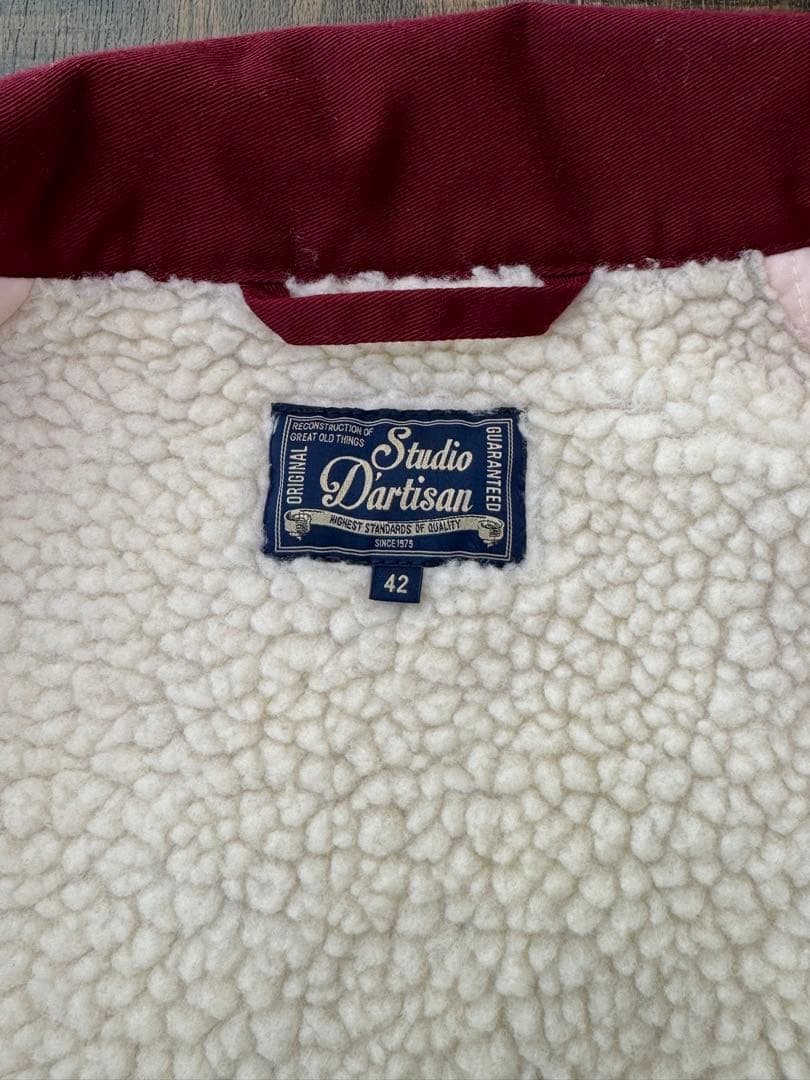 ステゥディオダルチザン スタジオダルチザン コーチジャケット ボア