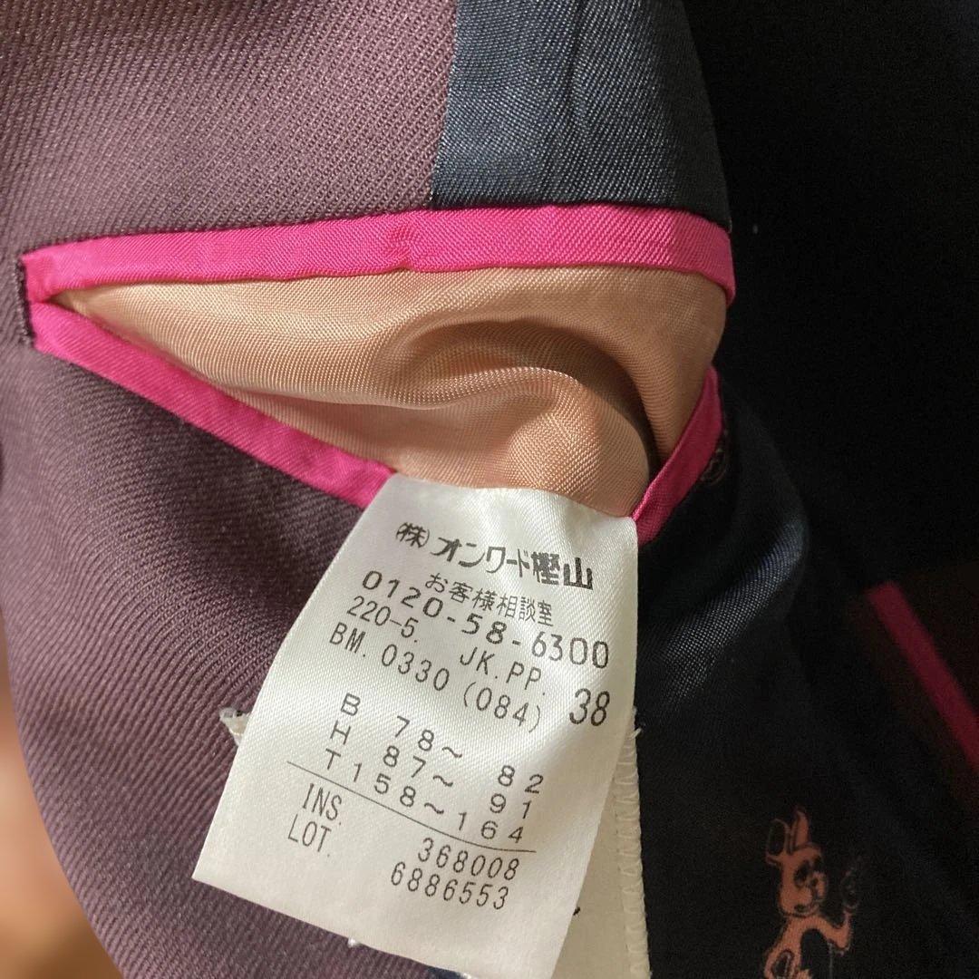 ポールスミス　パンツスーツ　ボルドー系