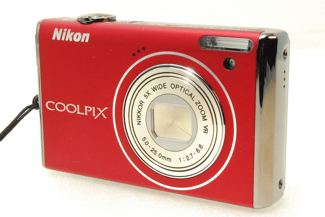 Nikon COOLPIX S640 ❤️スマホ転送 動作確認済 レッド コンデジ