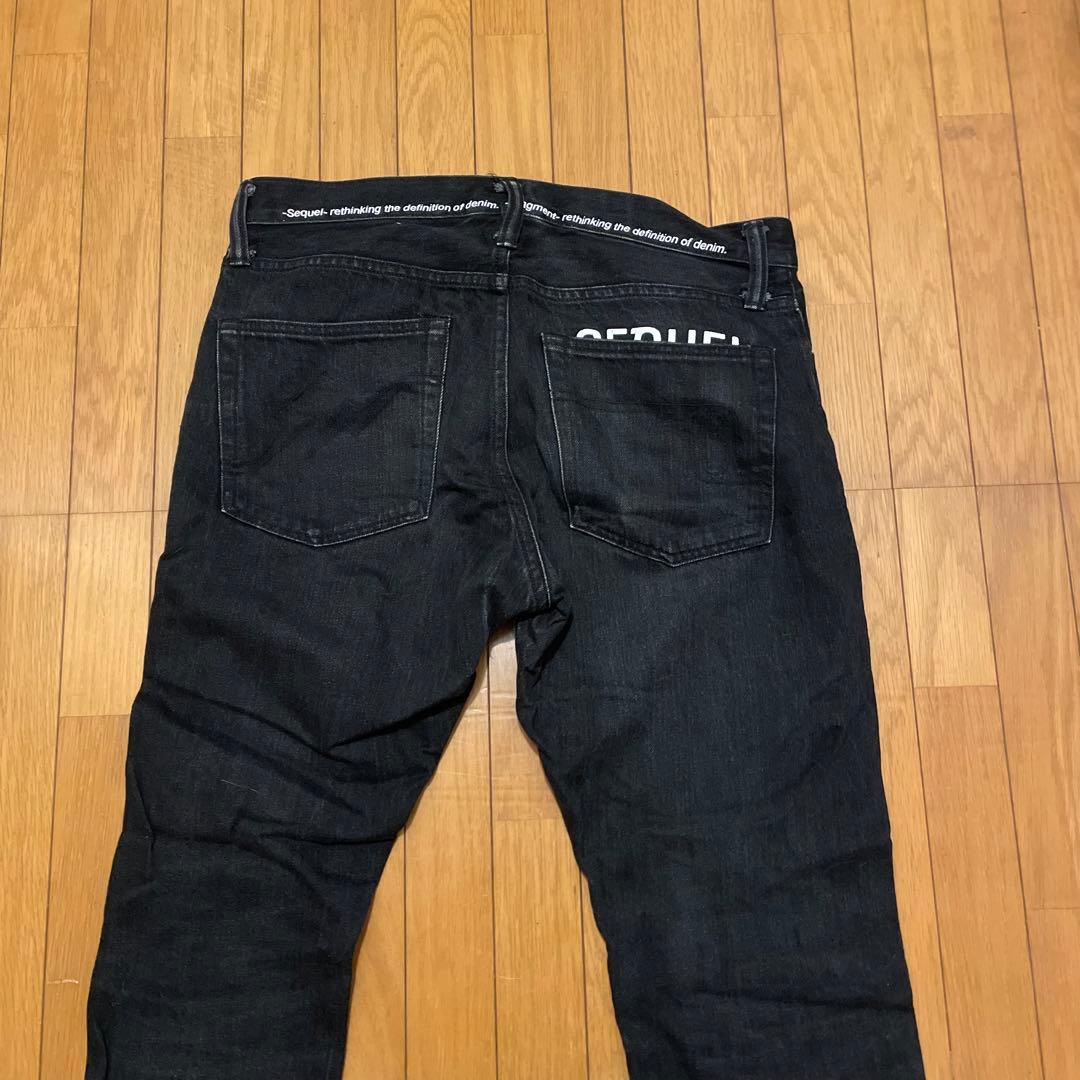 SEQUEL × FRAGMENT DESIGN ブラックデニム2019AW
