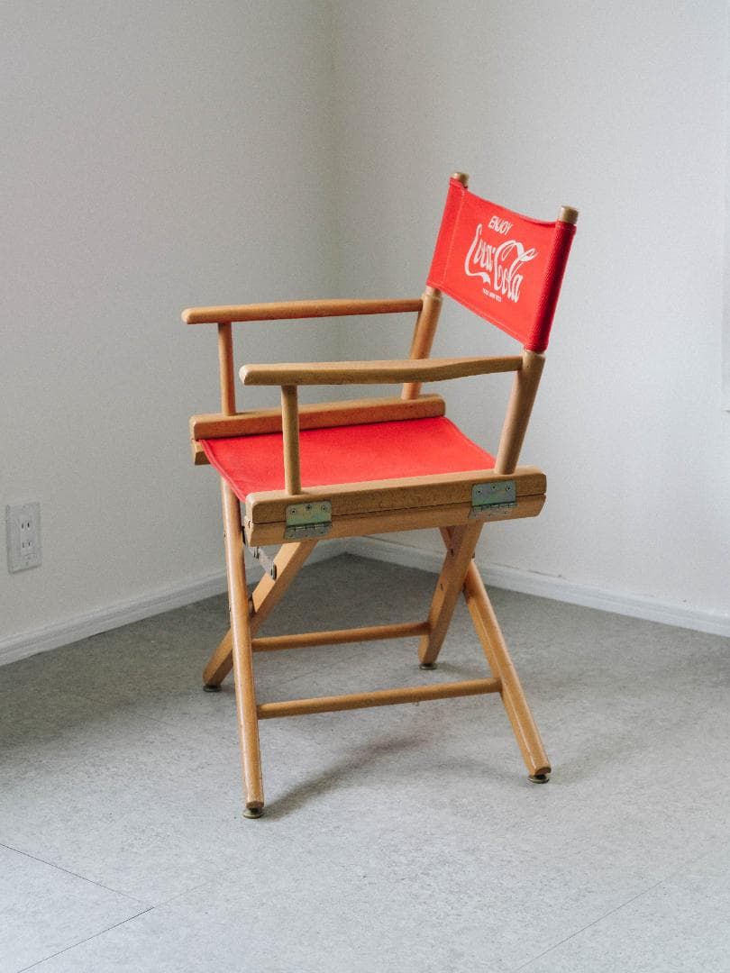 90's 非売品 coca-cola ディレクターズチェア ヴィンテージ レトロ