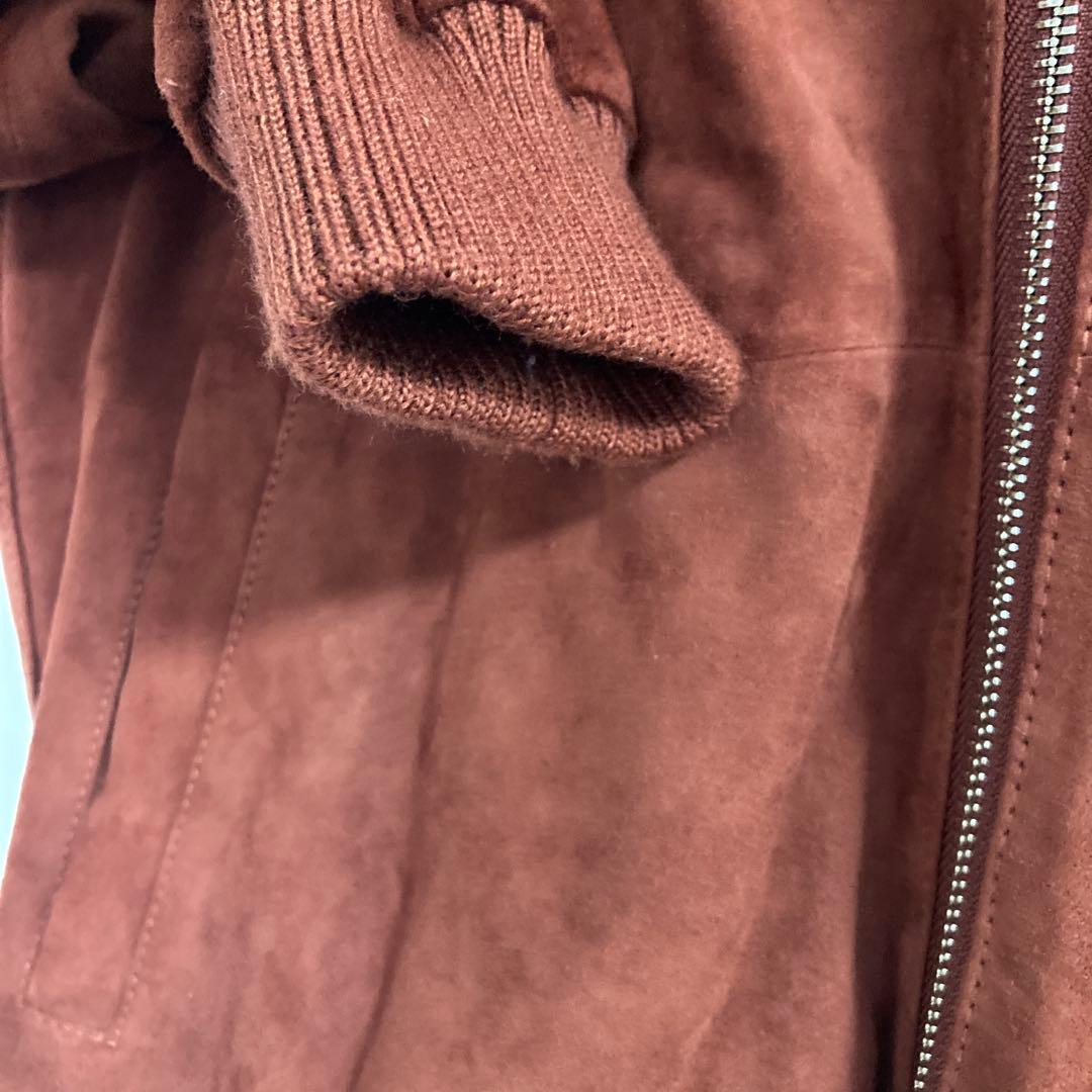 春！極美品 J.PRESS ゴートスエード レザー ブルゾン L ヴァルスター