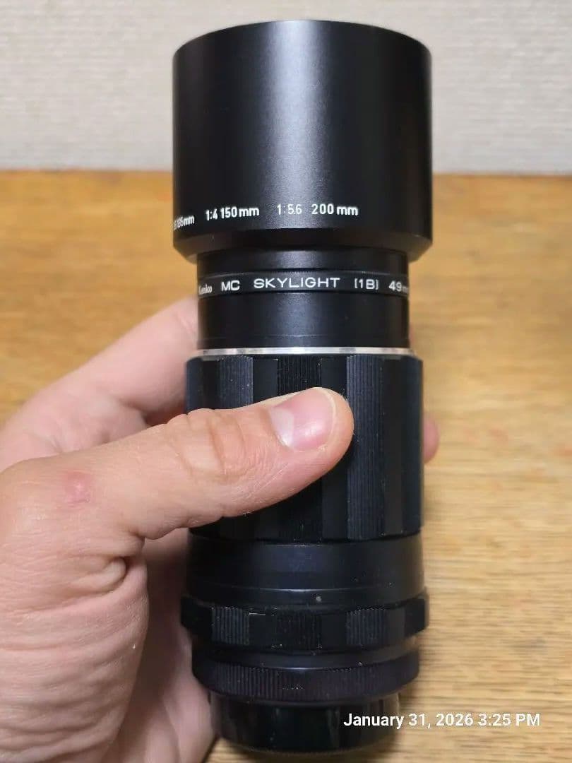 Asahi Opt. 135-200mm MC SKYLIGHT レンズ