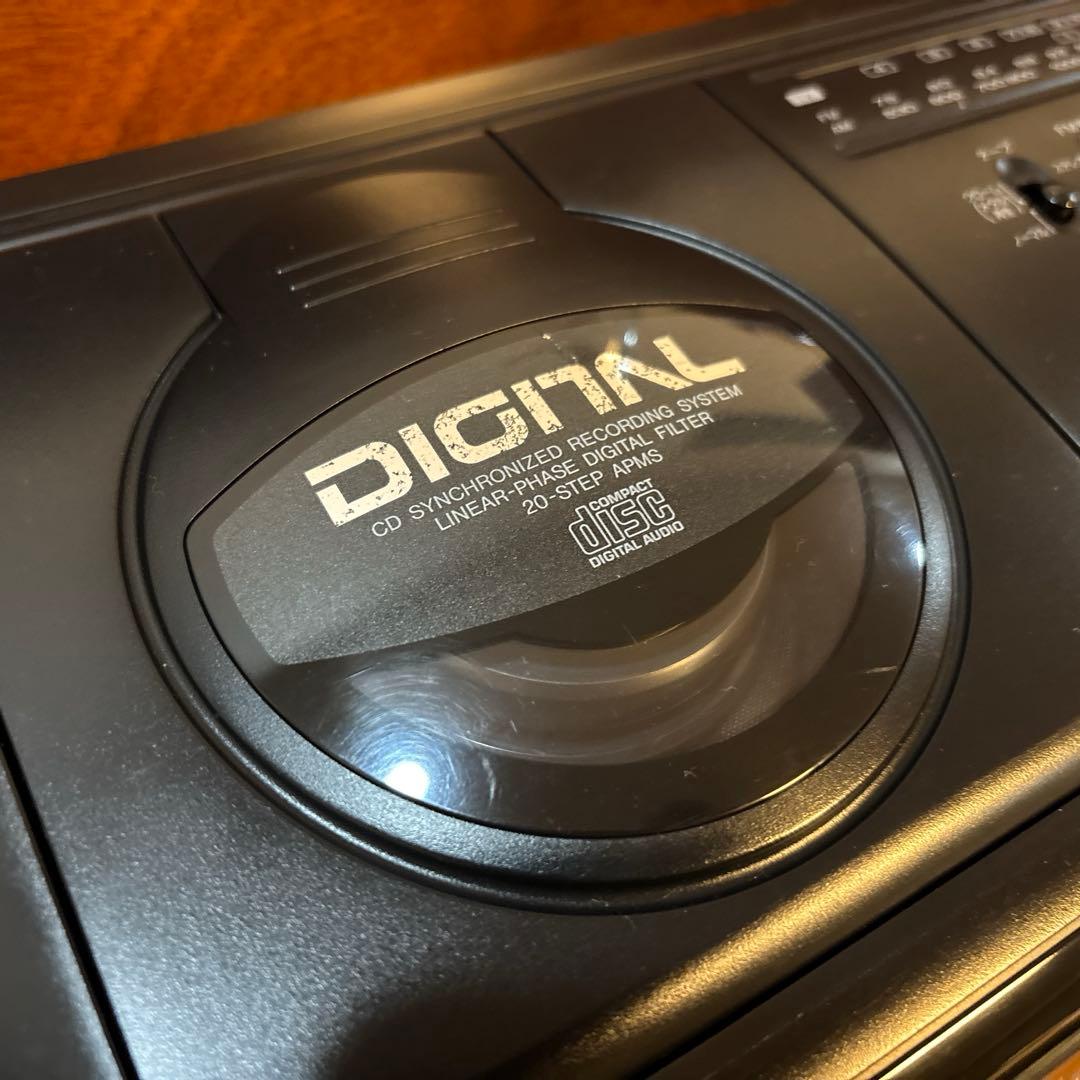 SHARP QT-50CD ラジカセ：作動品