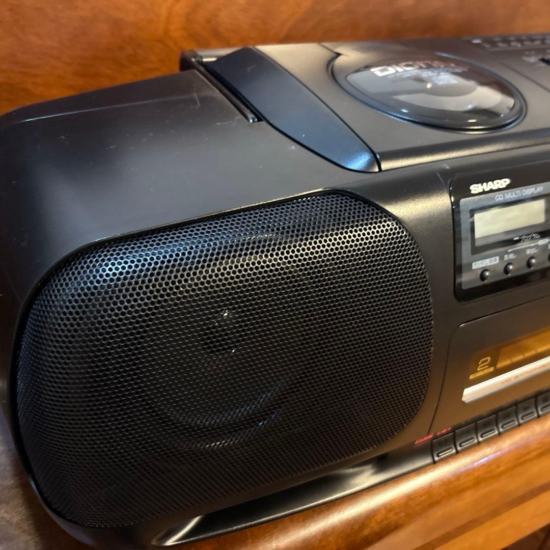 SHARP QT-50CD ラジカセ：作動品