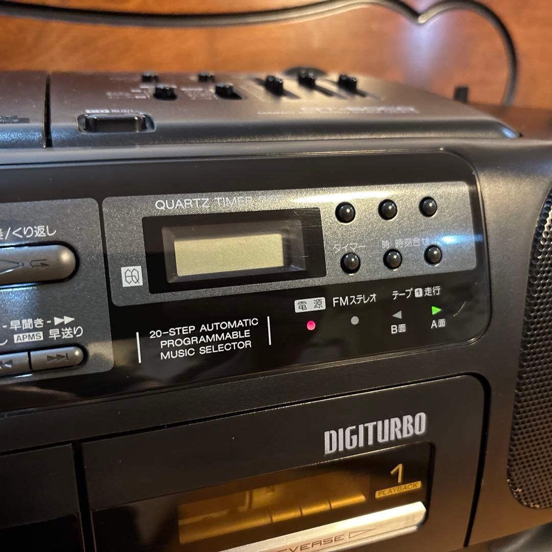 SHARP QT-50CD ラジカセ：作動品