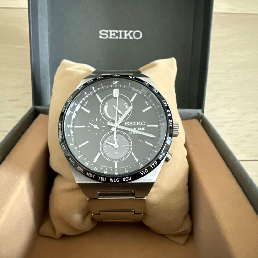 SEIKOスピリットスマート ソーラー 腕時計 メンズ セイコー クロノグラフ