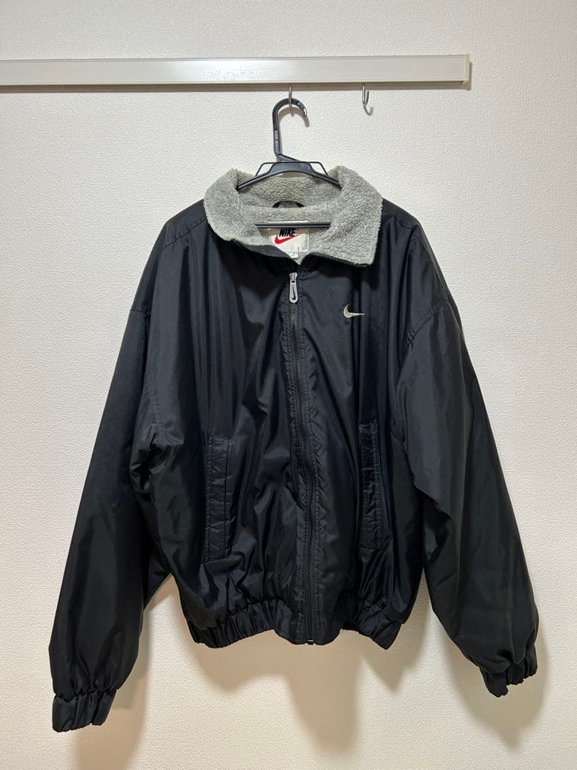 【ほたるいか】NIKE ナイキ ブラック ナイロン ジャンパー・ブルゾン