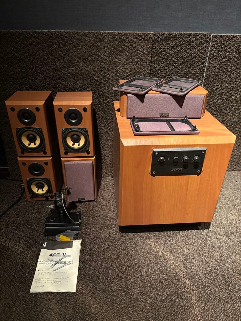 DENON 5.1chスピーカーセットとブランケット片方のみ