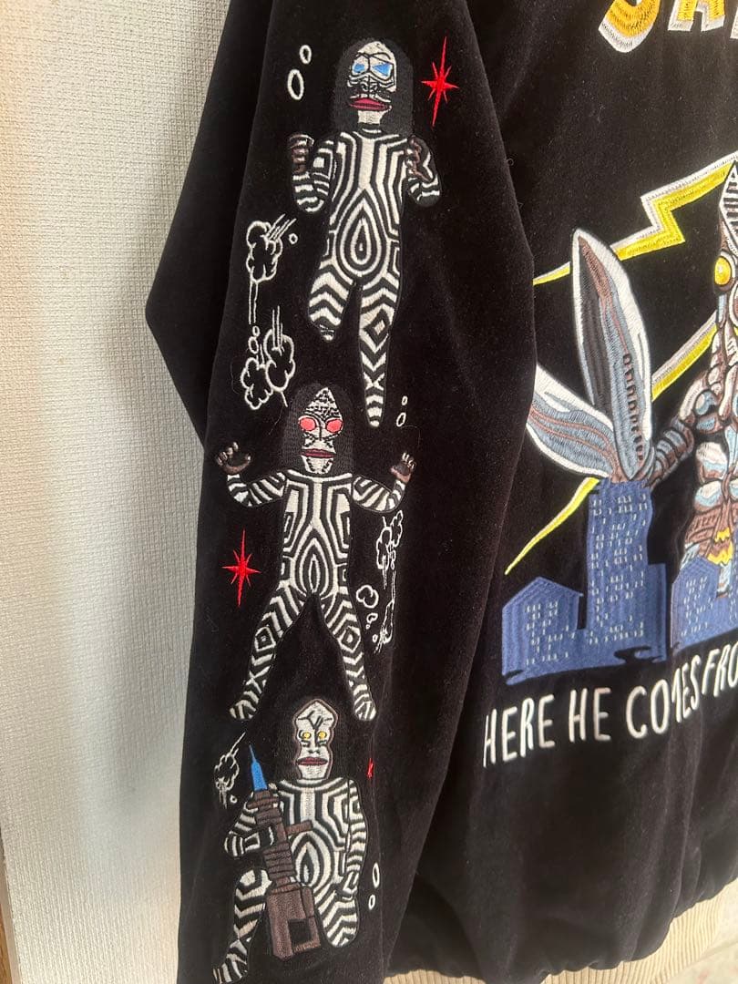 別珍　バルタン星人　ダダ　ゴモラ　スカジャン　ウルトラマンシリーズ　サイズXXL