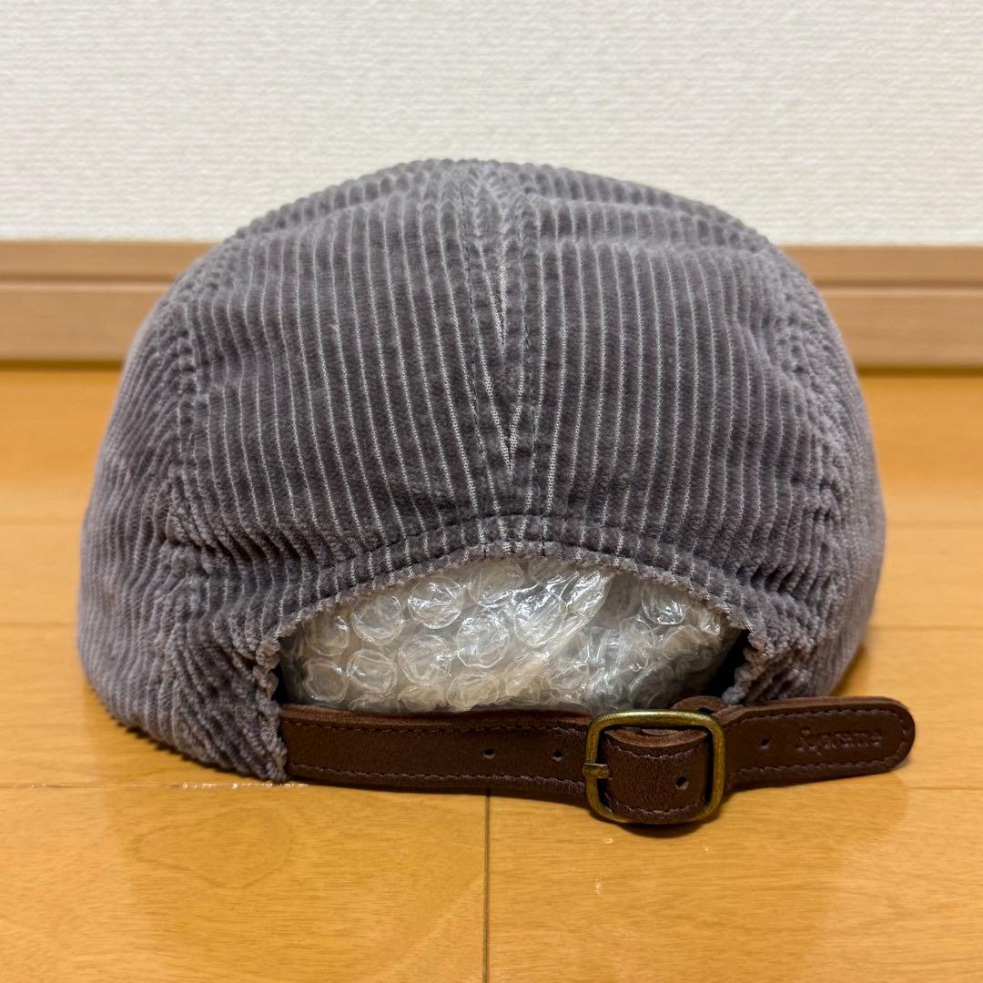 ほぼ未使用 Supreme Corduroy Camp Cap グレー 25aw