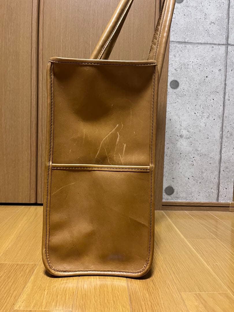 レザートートバッグ　ブラウン