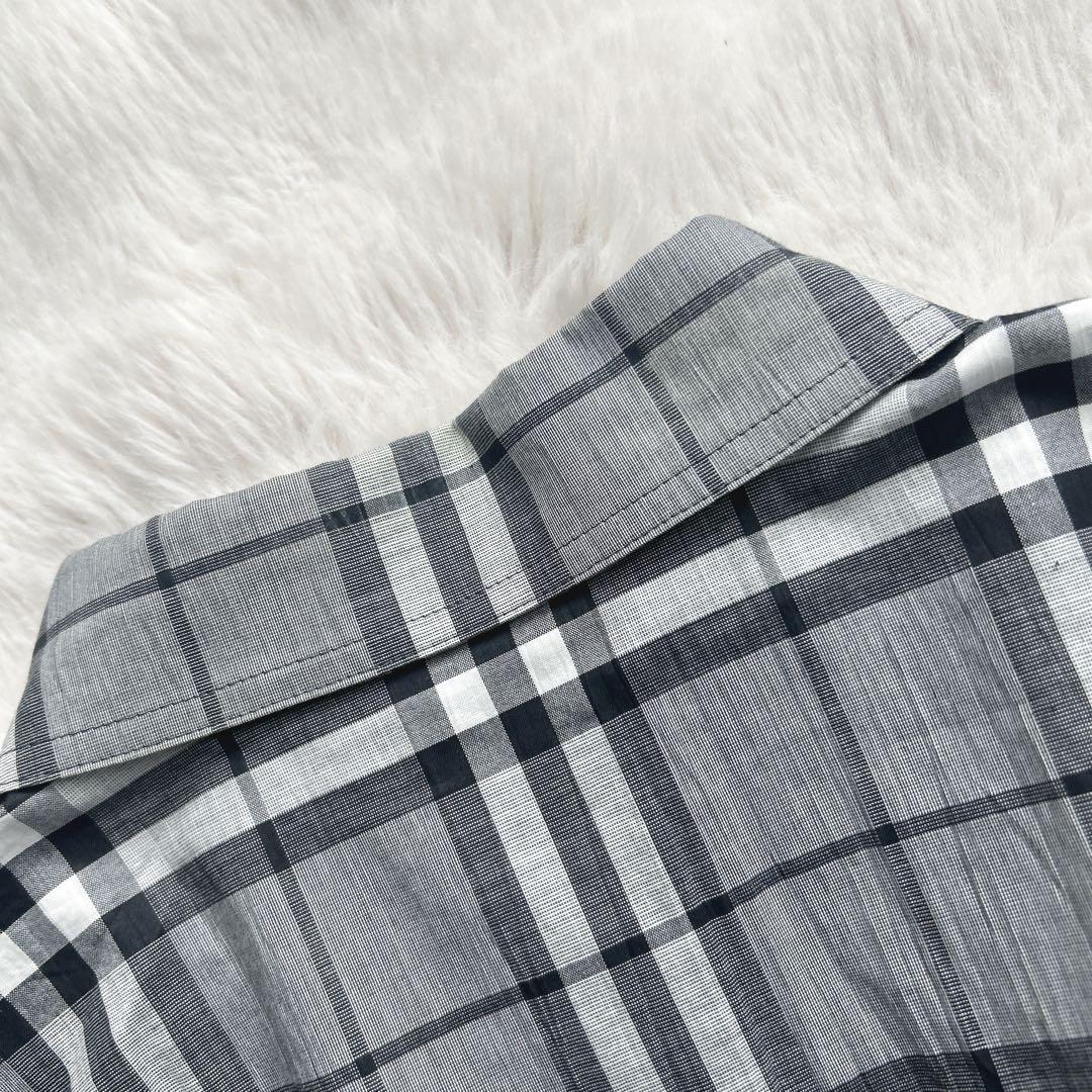 大きいサイズ44✨バーバリーロンドン★シャツワンピース ベルト　ノバチェック