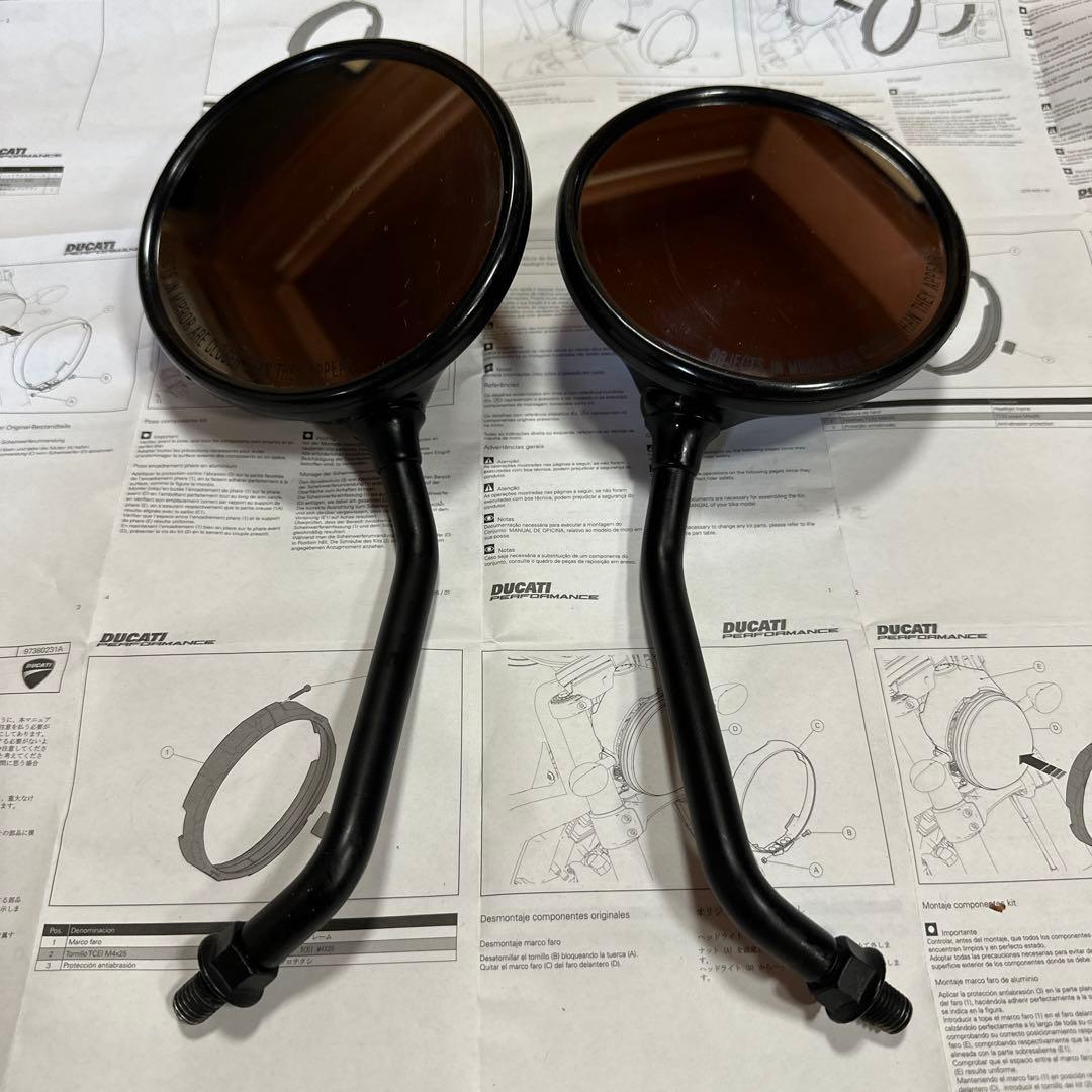 ドゥカティ スクランブラー 1100 プロ 純正ミラー DUCATI 左右