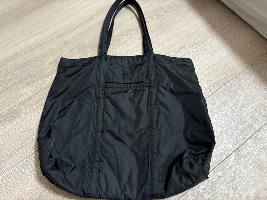 格安美品　　PORTER ブラック トートバッグ　ロゴブラック