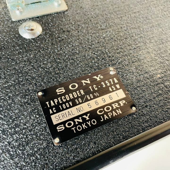 SONY テープレコーダー　TC-357A