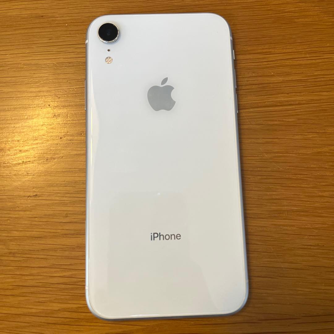 iPhone XR ホワイト 画面液晶漏れ ジャンク