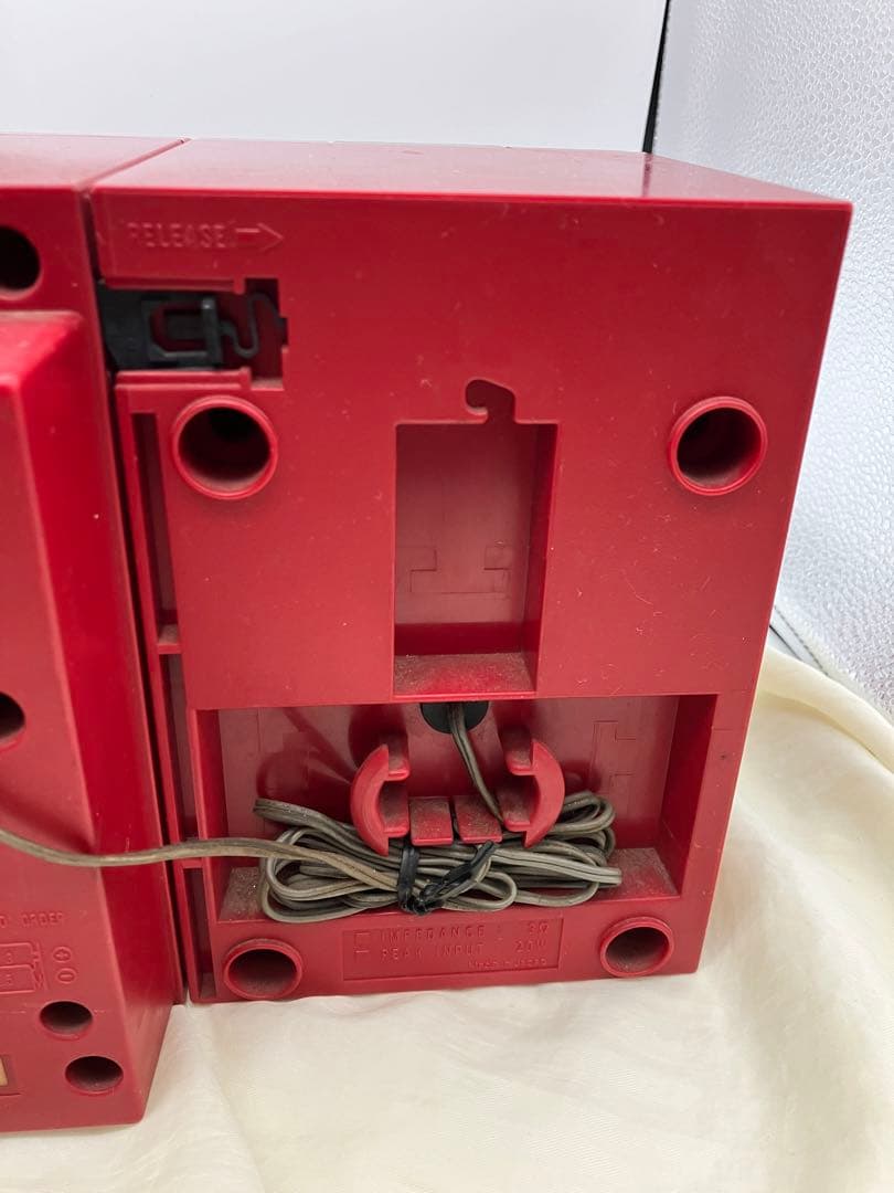 National　ナショナル　ラジカセ　RX-C46 レッド　ビンテージラジカセ