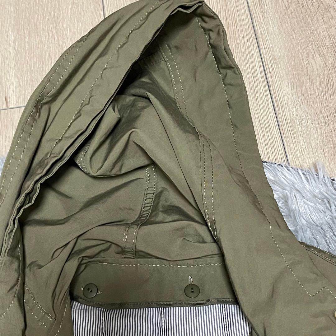 美品MACKINTOSH PHILOSOPHY フード付きミリタリー　ジャケット