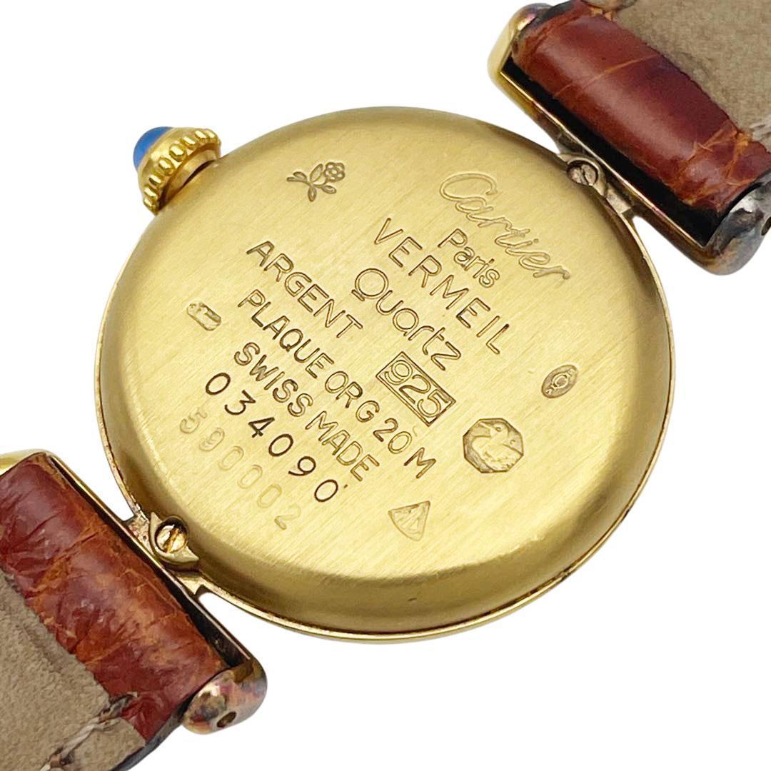 【QZ】カルティエ レディース腕時計 マストコリゼ ミラーダイアル 13M25