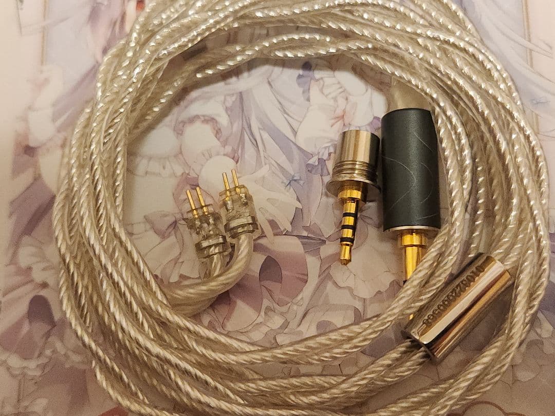 水月雨 Moondrop 雪月花純正ケーブル