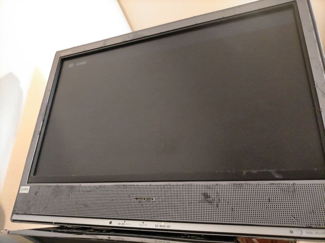 SONYテレビ 本体 コード リモコン付き