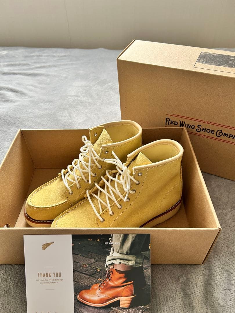 Red Wing イエロースエード クラシックモック