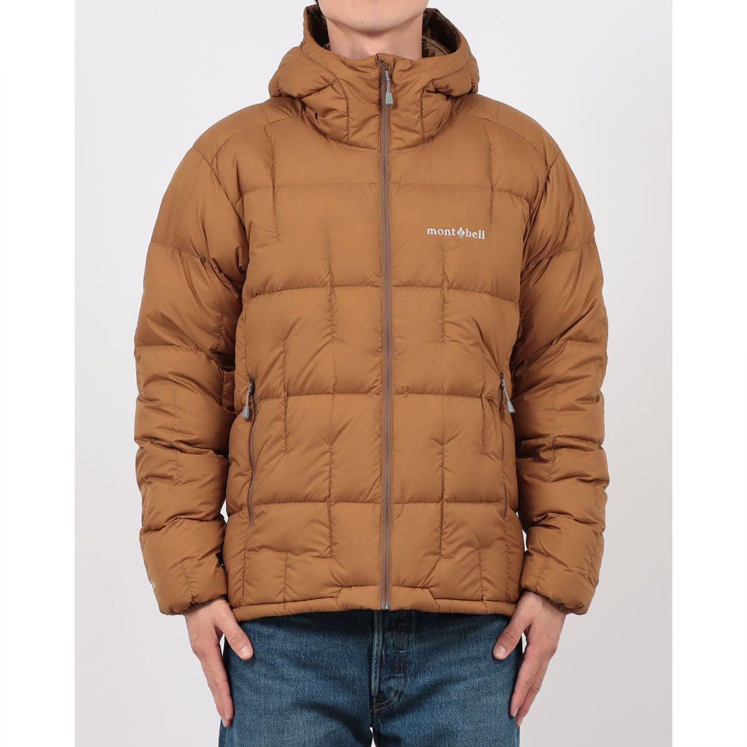 モンベル　ネージュダウンパーカ　L ブラウン