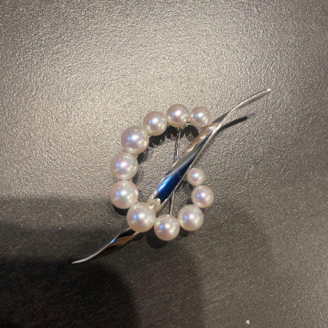 【入手困難】MIKIMOTO ブローチ　パール　愛子さまご着用